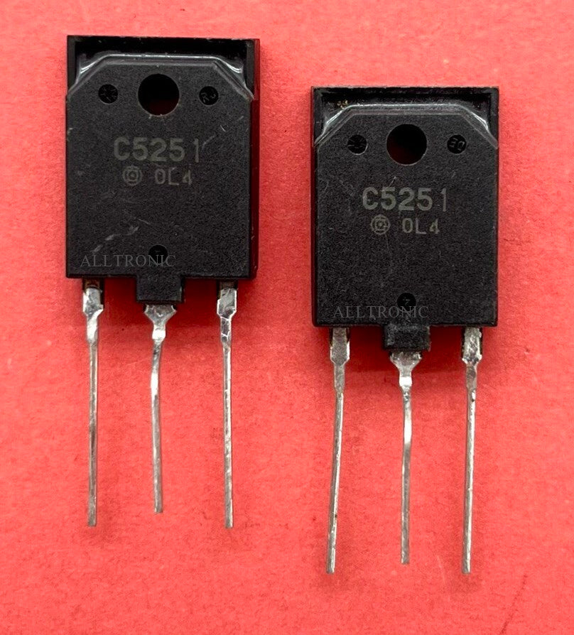 Color TV Horizontal Deflection Output Transistor 2SC5251 TO3PML Hitachi