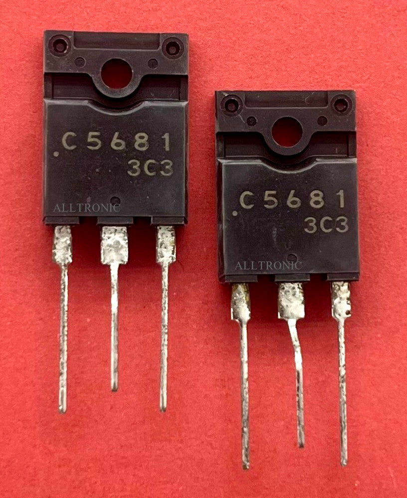 Color TV Horizontal Output Transistor 2SC5681 / C5681 TO3PML Sanyo