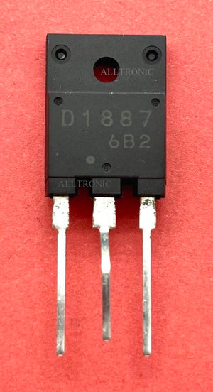 Color TV Horizontal Output Transistor 2SD1887C / D1887 TO3PML Sanyo