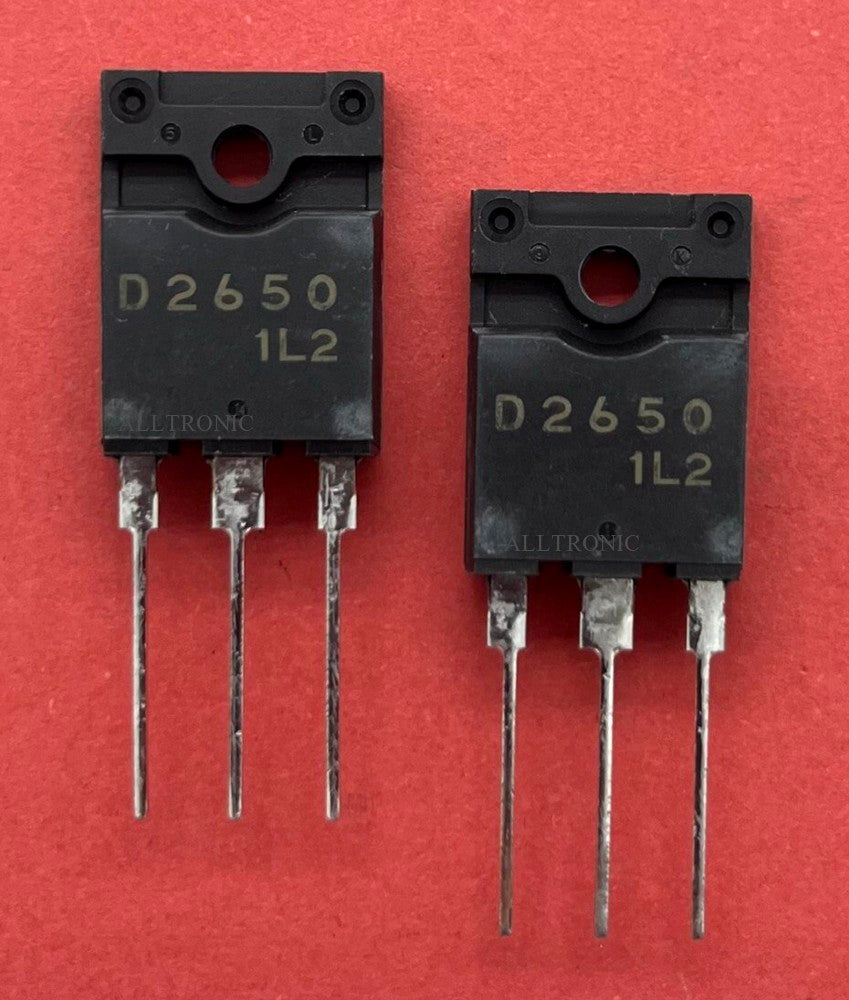 Color TV Horizontal Deflection Output Transistor 2SD2650 TO3PML Sanyo