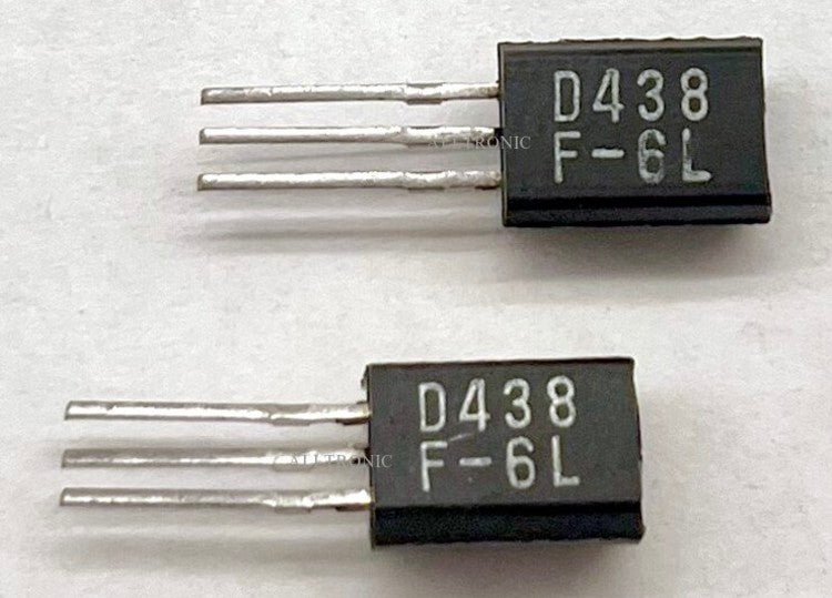 Vintage / Original Audio Transistor 2SD438 / D438 TO92 Sanyo