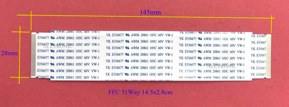 Genuine LCD/LED TV Flexible Cable LVDS 51W N011901-002456-001 Panasonic LCD/LED TV