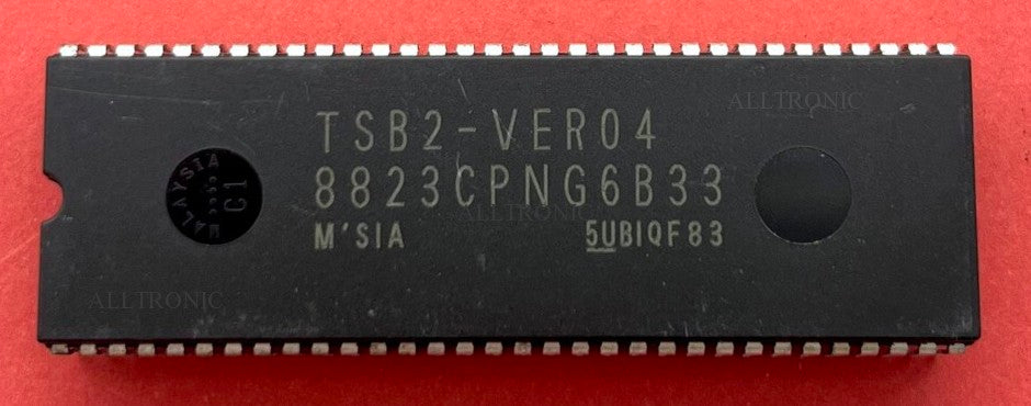 Color TV CPU / MicroP Controller IC 8823CPNG6B33 / TSB2-VER04 Dp64 - Toshiba