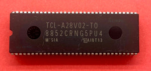 Color TV CPU / MicroP Controller IC 8852CRNG5PU4 / TCL-A28V02-T0 Dp64 - TCL