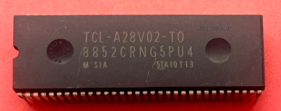 Color TV CPU / MicroP Controller IC 8852CRNG5PU4 / TCL-A28V02-T0 Dp64 - TCL
