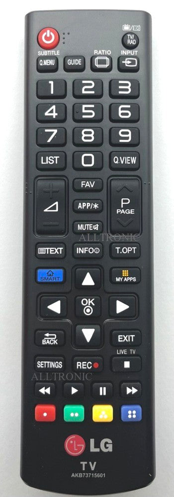 Genuine LCD/LED TV Remote Control AKB73715601 with Smart / My Apps Button for LG TV