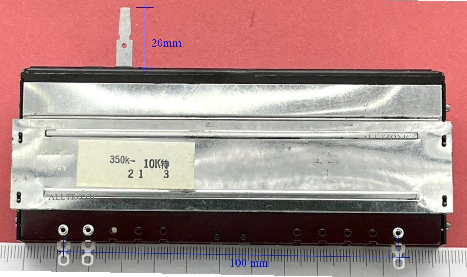 Genuine Audio Slide Volume Ctrl / Variable Resistor 350K-10KB - ALPS