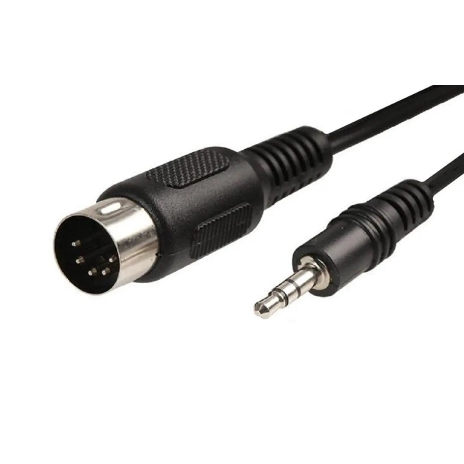 MIDI Cable , 3.5mm Stereo Male Jack to 5 Pin Din plug Converter Audio cable 3Meter