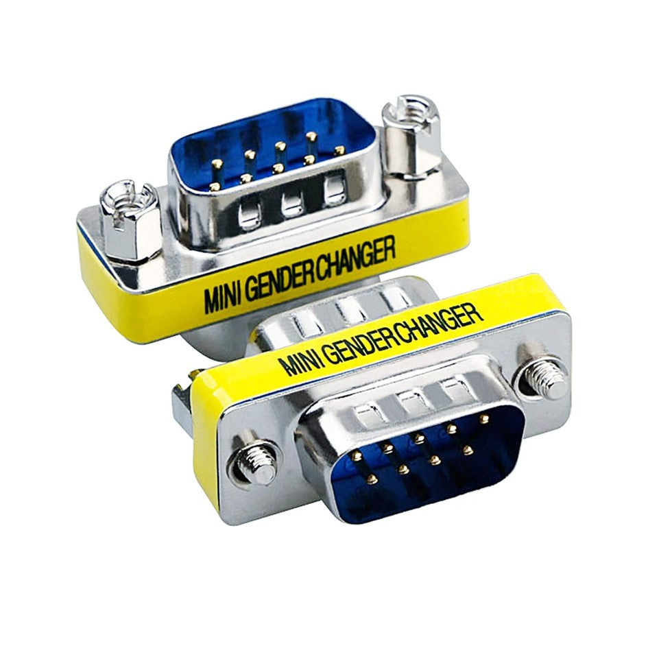Adaptor / Connector DB9 RS232 9Pin Male to Male (Serial Gender Changer)
