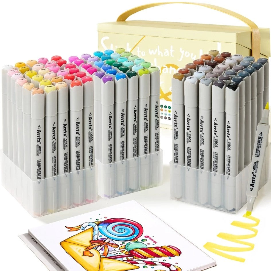 Arrtx 90 Oros Brush Alcohol Marker Set