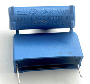 Air conditioner /  Aircon / AC Capacitor  CBB61 450VAC 1.2µF / 1.2uF - 2Pin PCB Mount