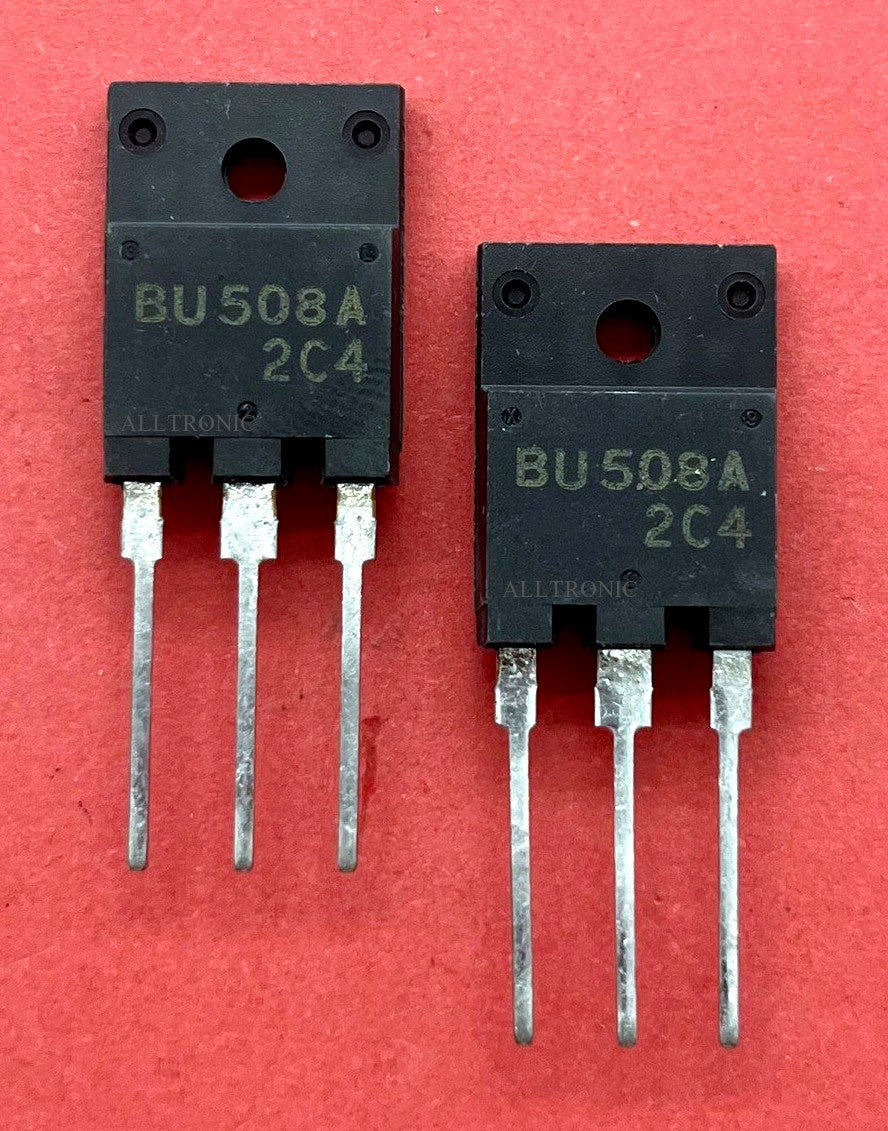 Color TV Horizontal Deflection Output Transistor BU508A TO3P Isolated- Sanyo