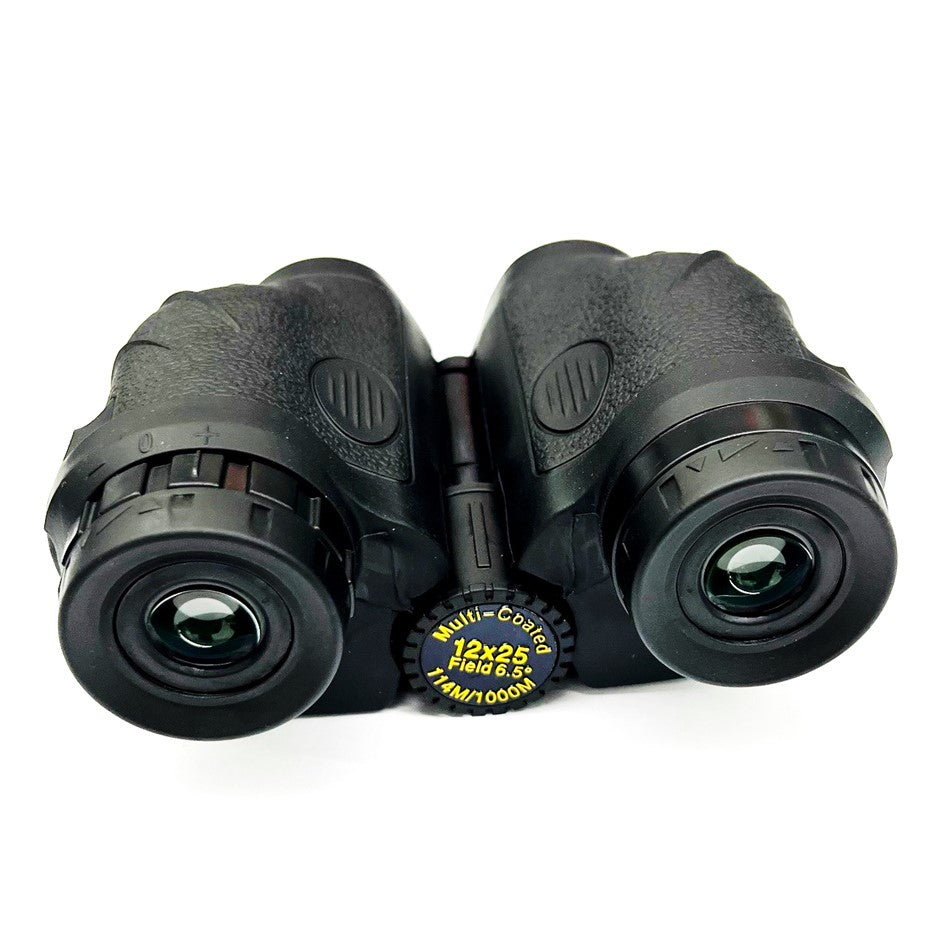 Binoculars for Adults 12x25 Compact Mini Pocket Binoculars for Travel Hiking Scenery Outdoor Camping