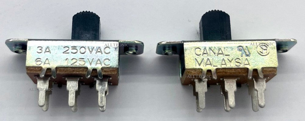 Selector Switch On/Off 3A-250VAC / 6A-125VAC  - Width 35mm - Canal