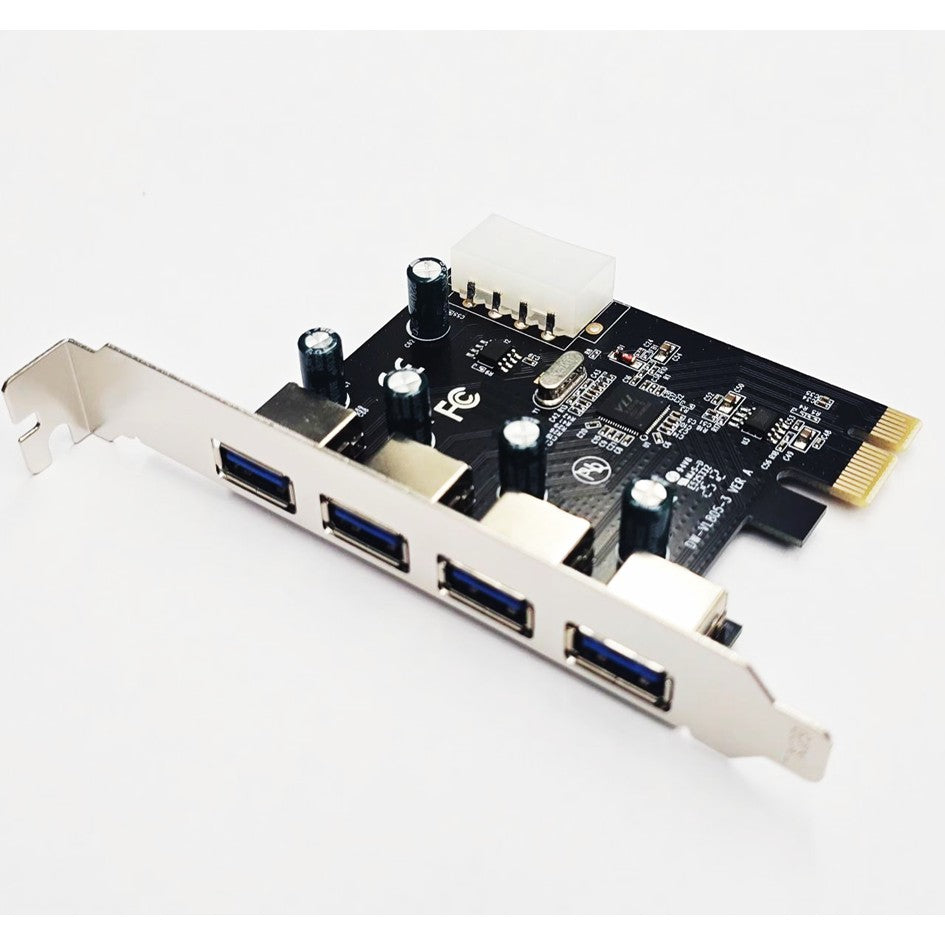 PCI-E to 4-Port USB3.0 Card / PCI-E Expansion Card PCI Express USB Hub 3.0 4 Port PCIE Card
