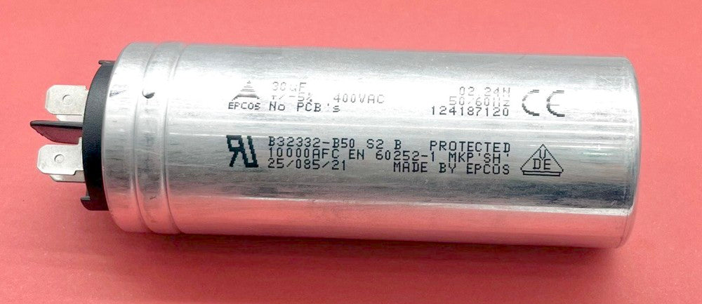 Air conditioner / Aircon / Capacitor 400VAC 30µF / 30uF -Ø38 H20/105mm for Ac Unit