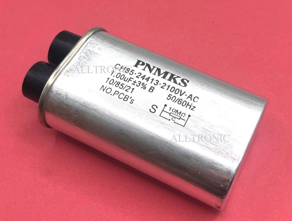 Microwave Oven HV Capacitor 2100VAC 1.00µF ±3% 50/60Hz CH85-24413