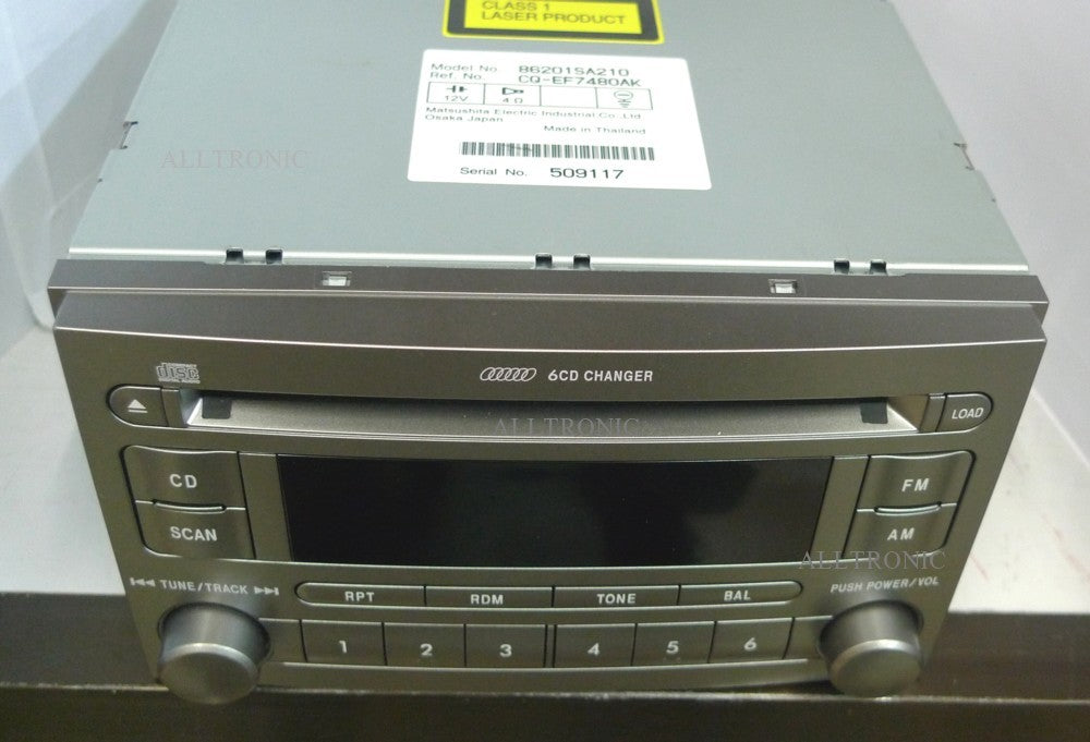 Car Audio Stereo CD 6Disc Head Unit CQ-EF7480AK for Subaru
