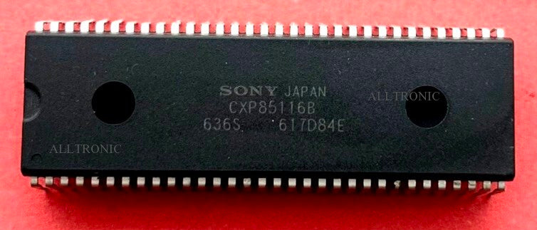 CRT Color TV IC Microporcessor / MicroP CXP85116B-636S Dip64 P/No. 875287129 Sony