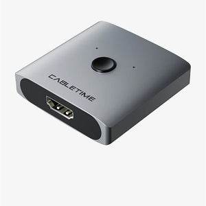 High Quality HDMI Ver2 4K HDMI 2 in 1 out Bi-directional Switch 4k/60Hz Switch Cabletime
