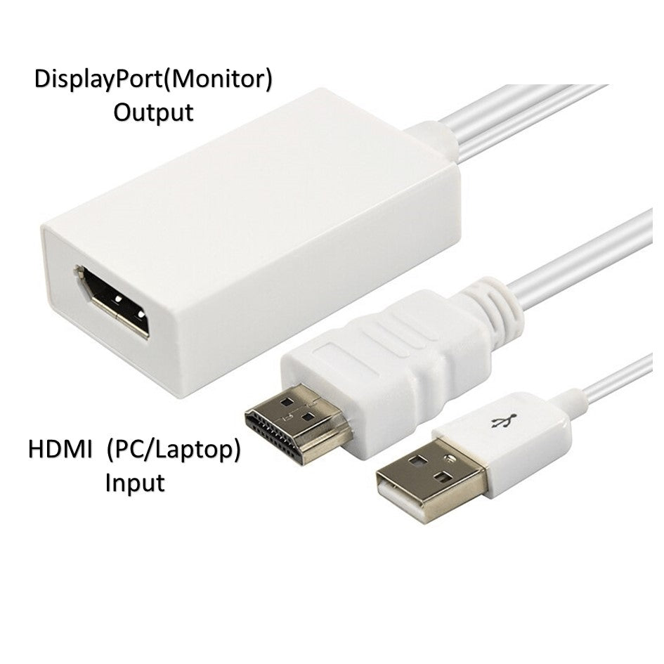 Cabletime HDMI to DisplayPort Adaptor AV582-HDDP-W0.2
