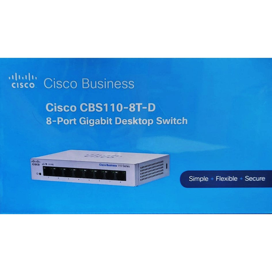 Cisco CBS110-8T-D 8-Port Gigabit  Desktop Switch