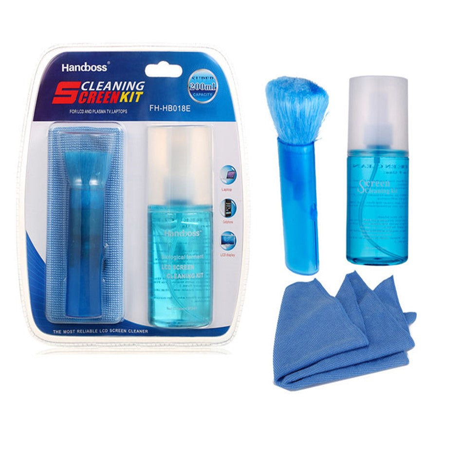 Screen Cleaning Kit for LCD PC Desktop Laptop TV Monitor LED Mobile Phone Tablet and keyboard Handboss FH-HB018E
