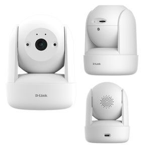 D-link DCS-6501LH Type C  (H/W C) 3MP 2K QHD PTZ Security IP Camera with mounting bracket -Auto track Motion, Biometric