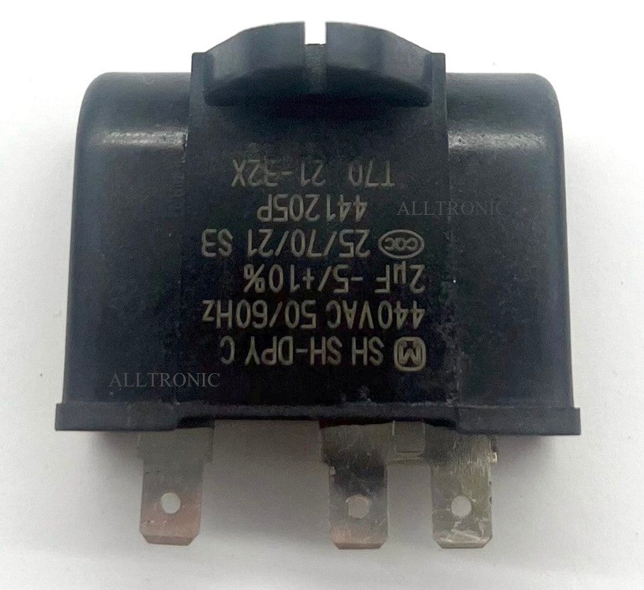 Air conditioner / Aircon / AC Capacitor 440VAC 2µF / 2uF 440VAC -5/+10% for Panasonic Ac Unit