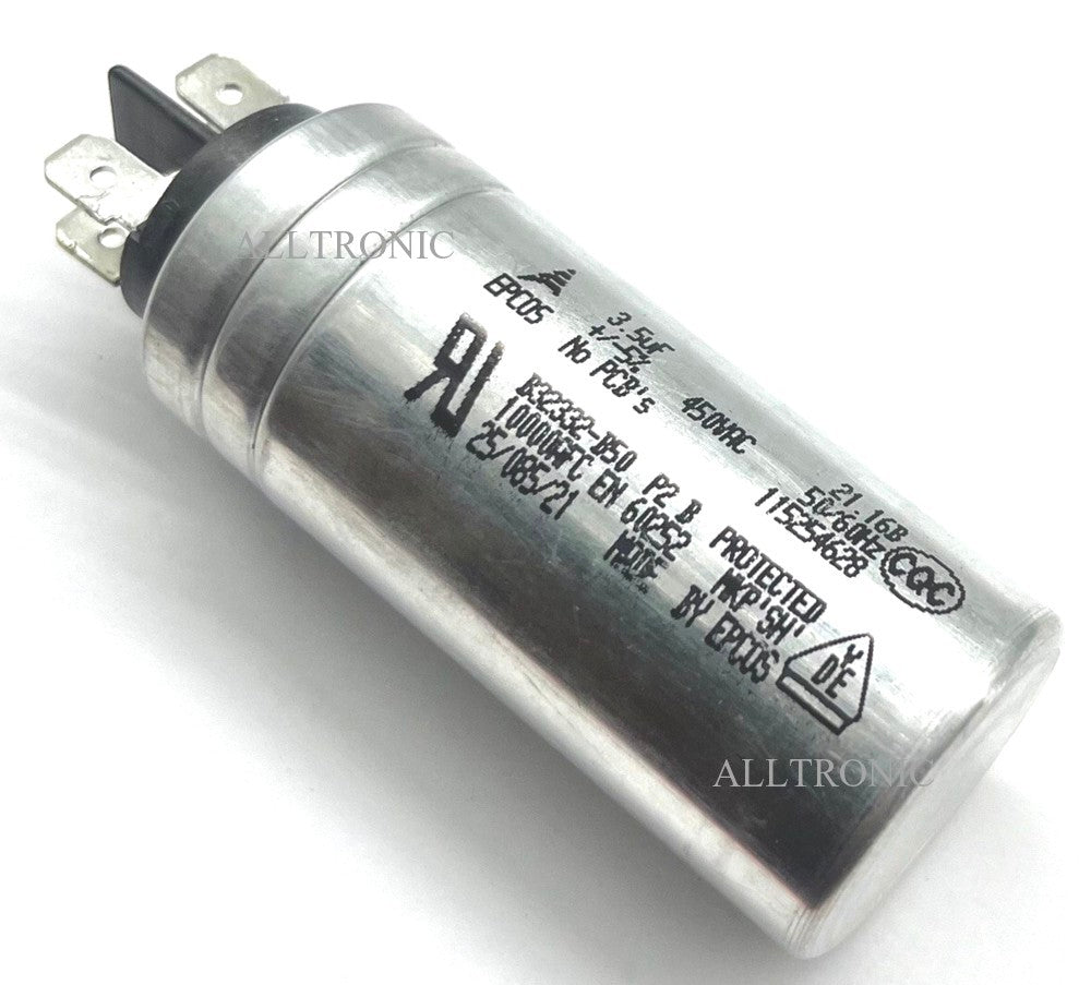 Air conditioner / Aircon / AC Capacitor 450VAC 3.5µF / 3.5uF -Ø30 H20/65mm for Ac Unit