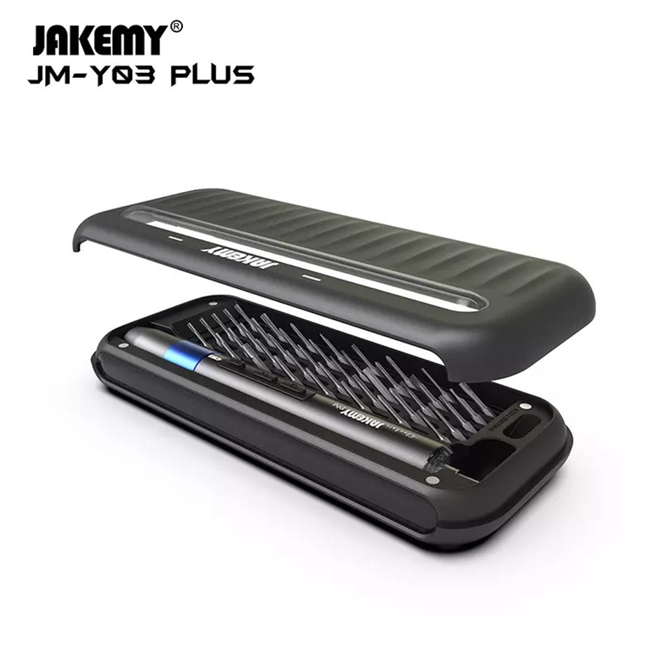 Jakemy JM-Y03 Plus 43 in 1 Dual Dynamics Precision Electric Screwdriver suitable to Computer, Mobile Phone, Radio, Camera