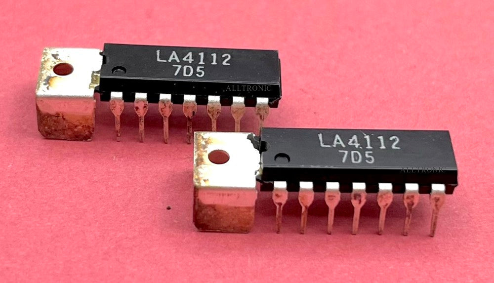 Genuine Audio Power Amplifier IC LA4112 Dip14 Sanyo - Audio Radio Cassette