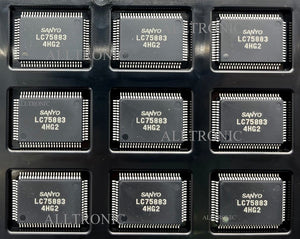 Genuine LCD Display Driver IC LC75883 / LC75883E-E  QFP80 Sanyo