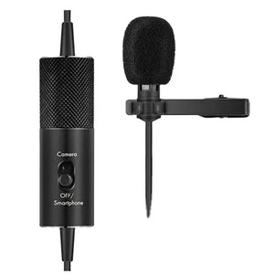 Lavalier Microphone Lapel Collar Mic R955S For Smartphone Mobile Camera  DSLR  Clip on mic / Mini microphone