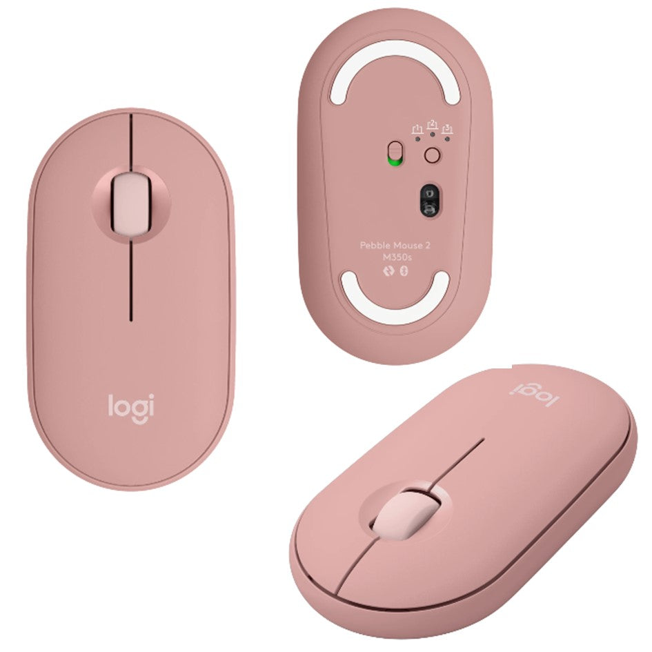 Logitech Pebble Mouse 2 M350s Slim Compact Bluetooth Mouse
