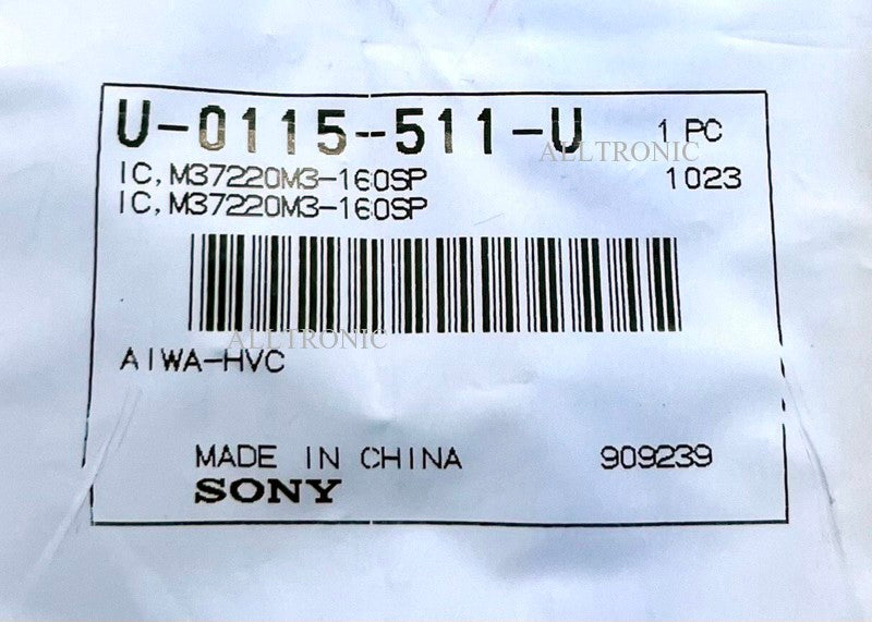 Genuine CRT TV IC Microporcessor M37220M3-160SP Dip42 Mit Appl: Aiwa TV U-0115-511-U