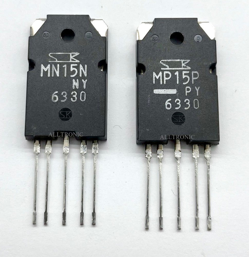 Genuine Audio Power Amplifier Transistor MN15N / MP15P - Y Rank / Pair by Sanken