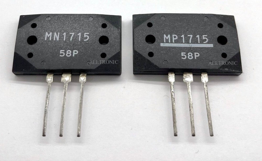 Genuine Audio Power Amplifier Transistor MN1715 / MP1715 - P Rank / Pair by Sanken )