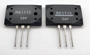 Genuine Audio Power Amplifier Transistor  MN1715 / MP1715 - P Rank / Pair by Sanken )