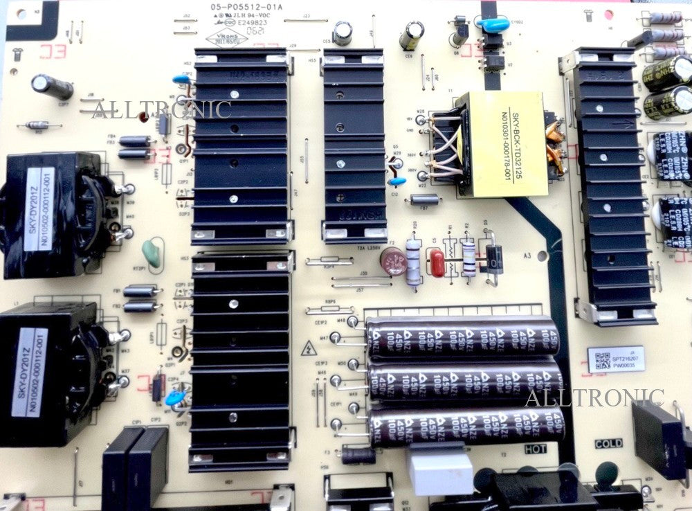 Genuine LED TV Power MCB Assy Power Board 05-P05512-01A for Panasonic TH75HX