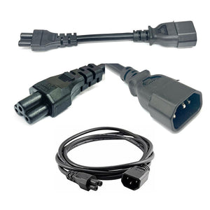 C14 to C5 0.2Meter /2Meter C14-C5 (Notebook) Power Extension Cord  Extension