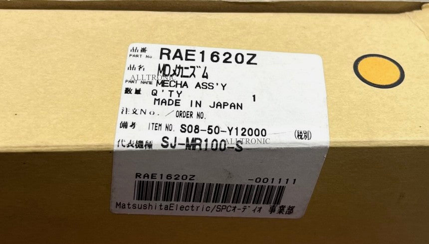 Genuine Audio CD/MD Optical Pickup RAE1620Z for Panasonic MD SJ-MR100