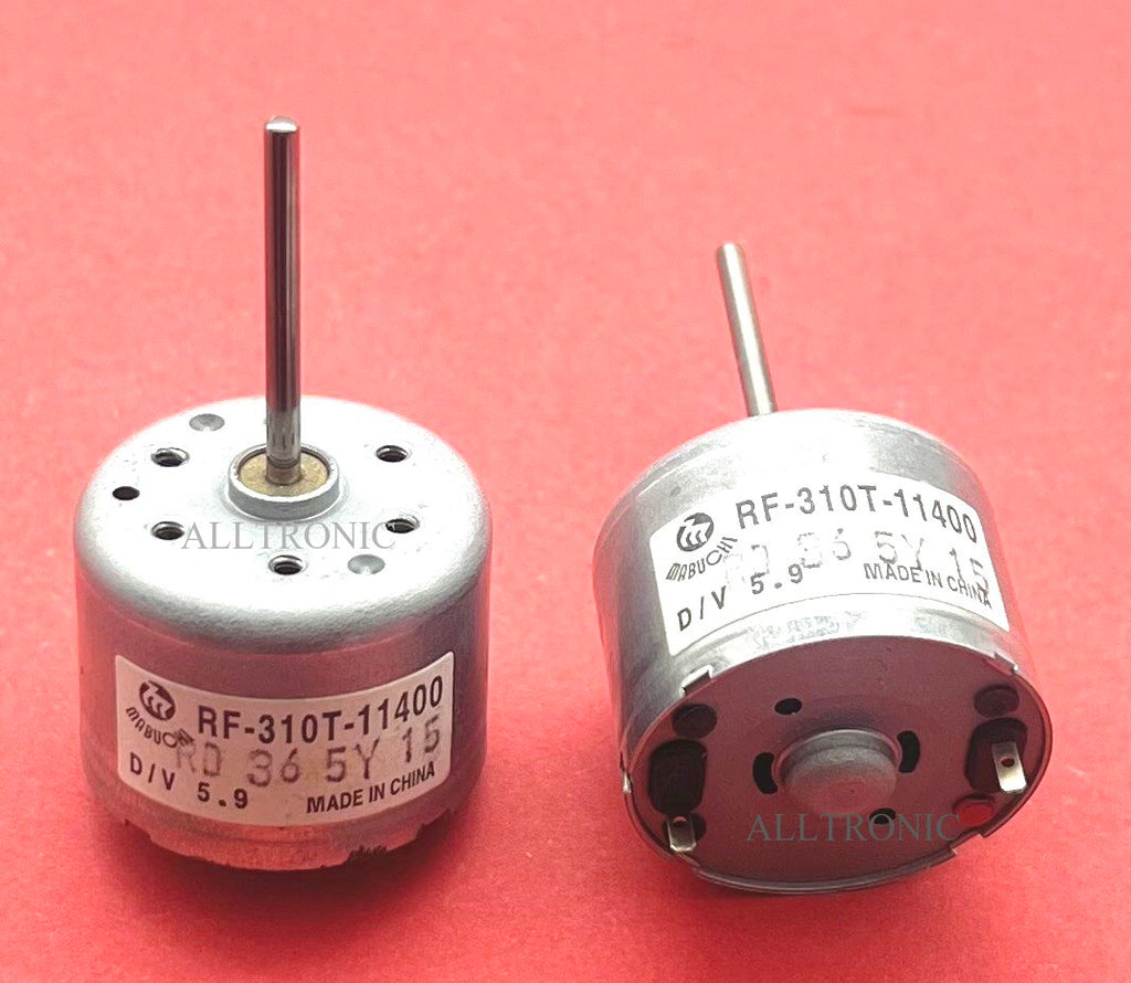 Audio CD/DVD DC5.9V Volt Motor RF310T-11400 23mm Shaft - Mabuchi