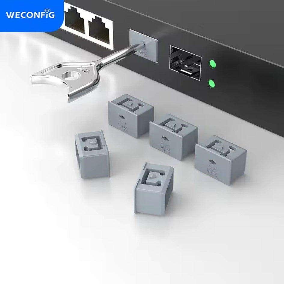 10pcs SFP Port Blocker with 1PC key / SFP Port Lock