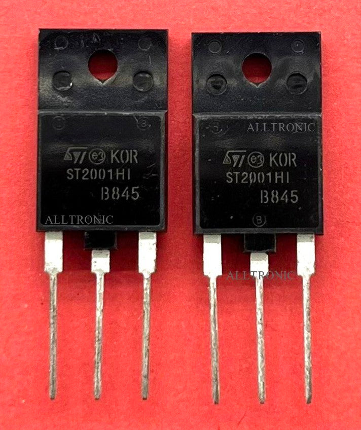 Color TV / Monitor Horizontal Deflection Output Transistor ST2001HI TO3PML STM