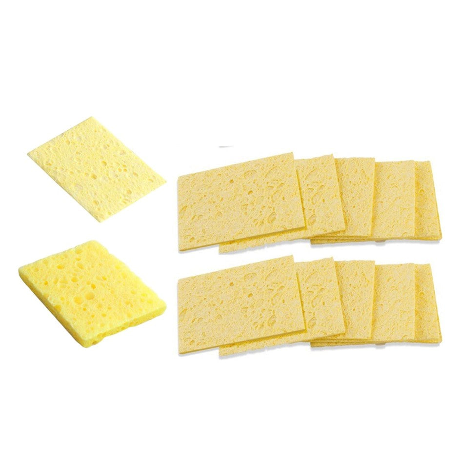 10PCS High temperature resistance soldering tip cleaning sponge 35x50mm / 45x60mm
