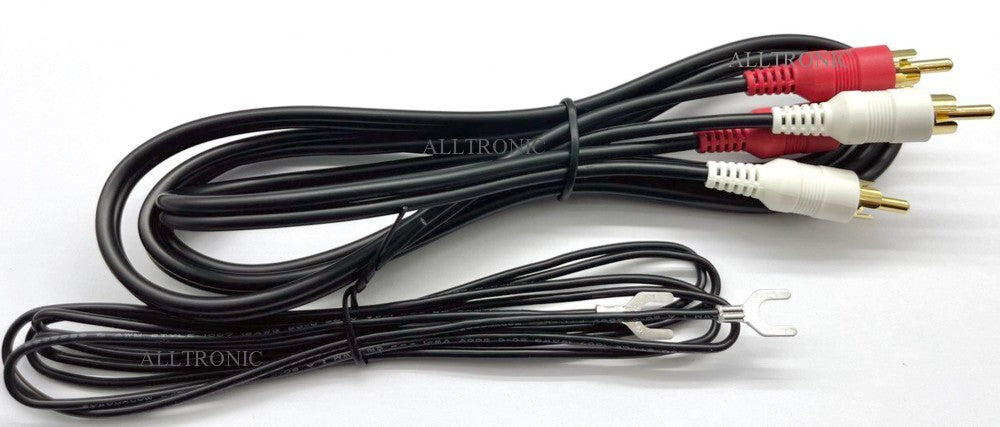Original Audio Turntable 2RCA-2RCA + Ground Cable TAQ0036 for Technics