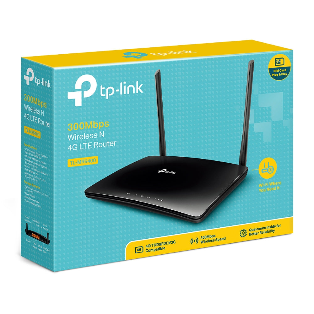 TP-Link Archer TL-MR6400 4G LTE Router 300Mbps