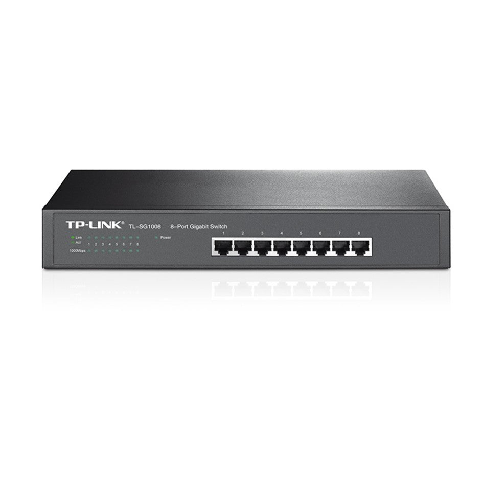 TP-Link TL-SG1008 8-Port Gigabit Desktop/ Rackmount Switch / 3 YRS Warranty