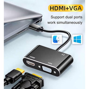 USB3.0 to HDMI VGA Adapter , USB to HDMI , USB to VGA Adapter with Audio